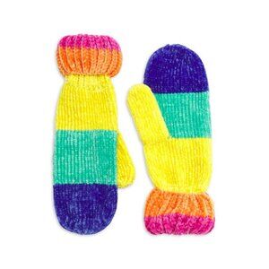 Kurt Geiger London Women's Colorblock Chenille Mittens